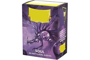 Dragon Shield packaging with a purple dragon design on a white background