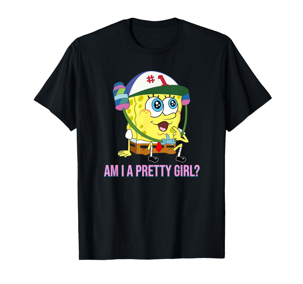 Spongebob Squarepants - Am I a Pretty Girl? T-Shirt