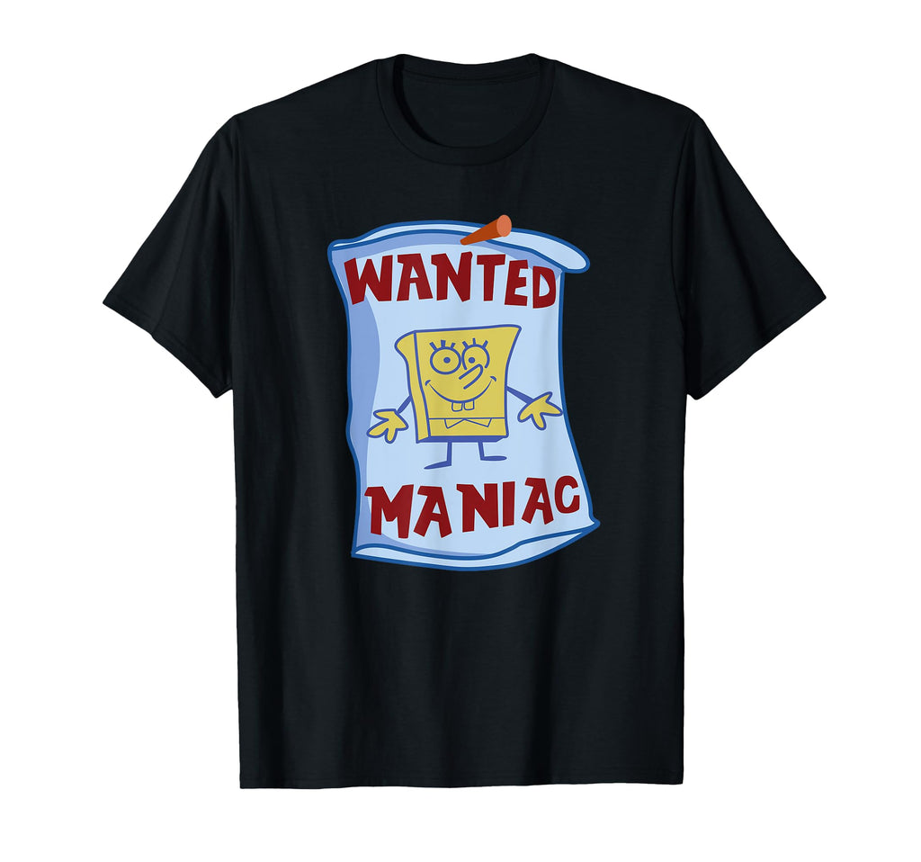 Mademark x SpongeBob SquarePants - SpongeBob SquarePants - Wanted: Maniac T-Shirt