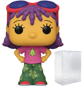 POP TV: Nick Rewind - Rocket Power, Reggie Rocket Funko Vinyl Figure (Bundled with Compatible Box Protector Case), Multicolored, 3.75 inches