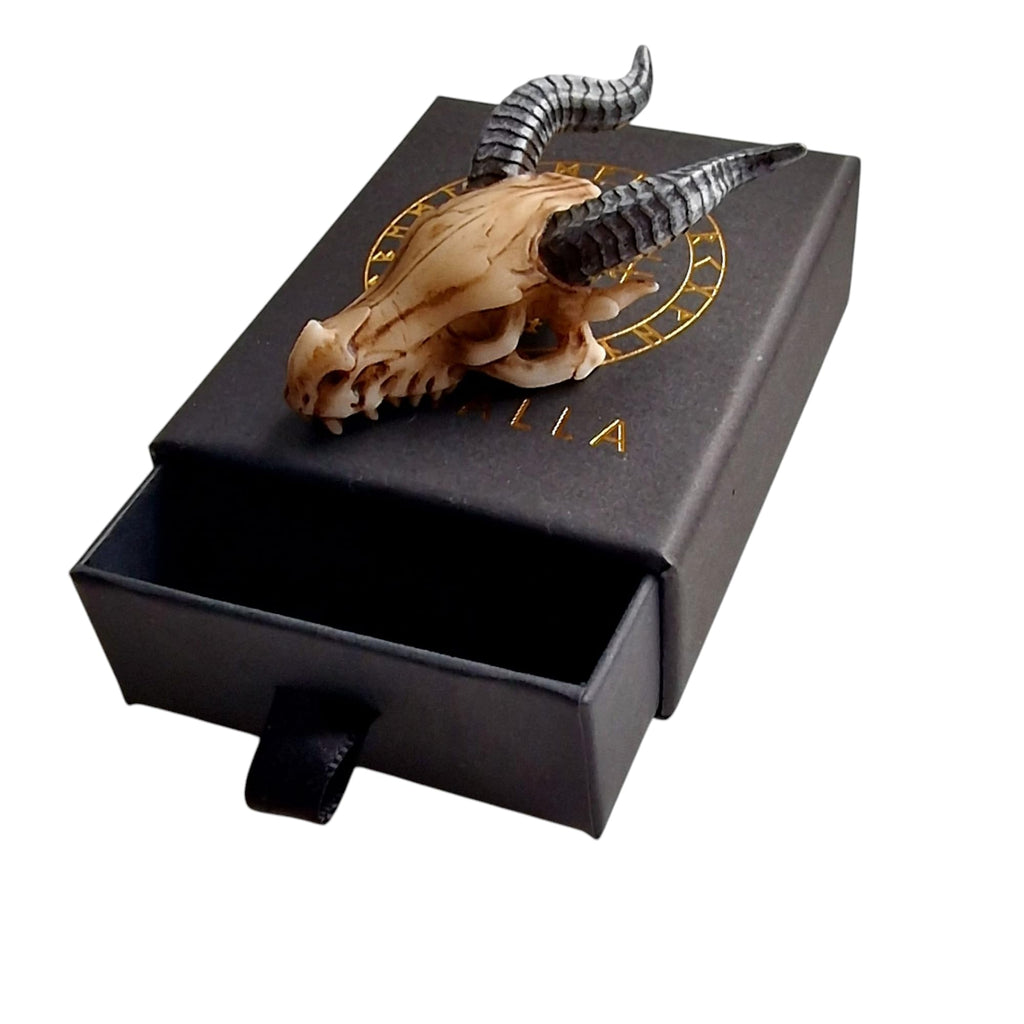 VALHALLA Necklace Dragon skull head bone strap Pendant for woman man