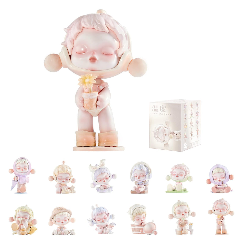 POP MART SKULLPANDA Warmth Series, SKULLPANDA Blind Box Figures, Random Design Action Figures Collectible Toys Home Decorations, Holiday Birthday Gifts for Girls and Boys, Single Box