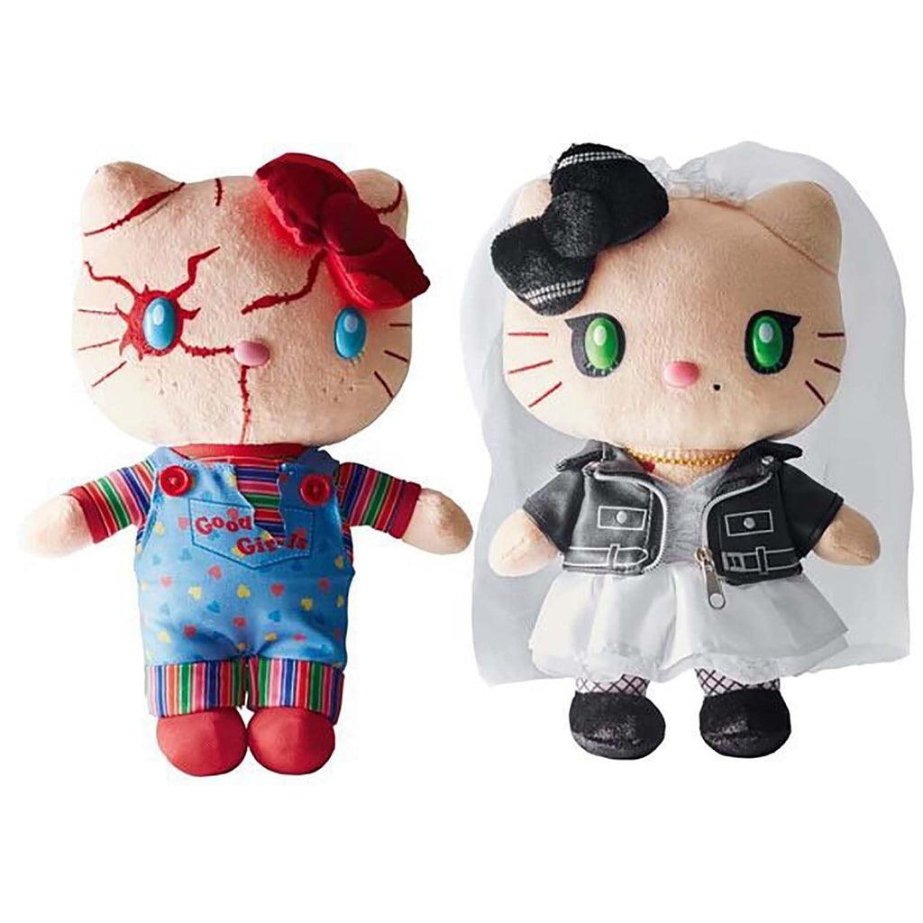 2pcs Chucky and Tiffany Plush Figure Toy Chucky's Stuffed Doll