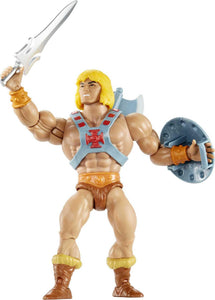 ?Masters of The Universe Origins Action Figure He-Man 5.5 Inch 1980s Motu TV Hero Toy, Detailed Design with Harness, Sword, Axe & Shield