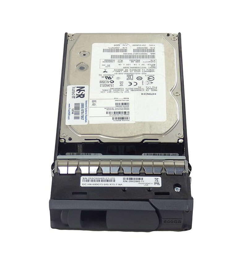 X412A-R5 - NetApp 600GB SAS 3Gb/s Hot Swap 15000RPM 3.5-Inch Internal Hard Drive with Tray