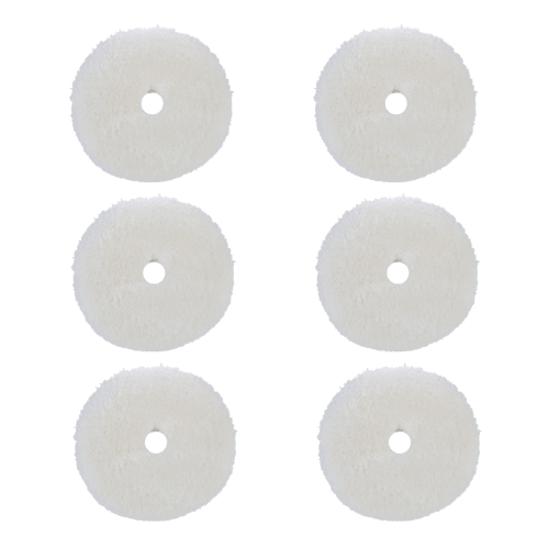 BUFF AND SHINE Natural 100% Knitted Wool Blue Interface (Edge Bevel) Soft Cut Pads