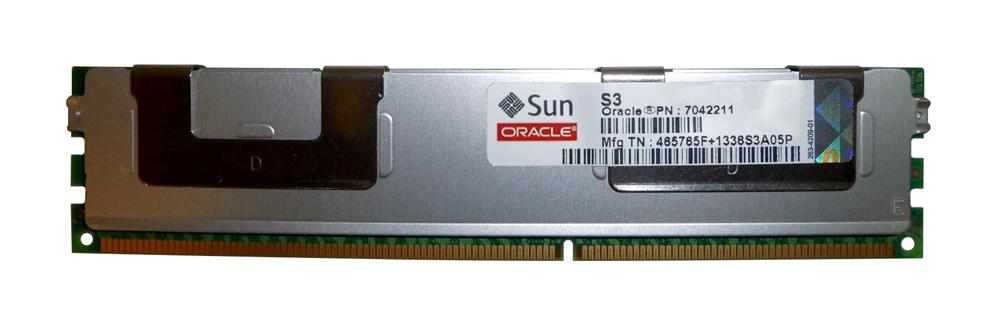 7042211 - Sun Oracle 32GB 1333MHz DDR3 PC3-10600 ECC Registered CL9 240-Pin DIMM 1.35V (LV) Dual Rank x4 Memory Module