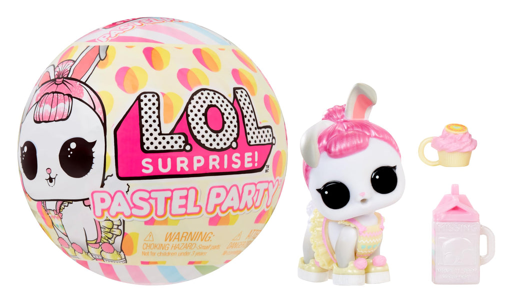 LOL Surprise Pastel Party Collection Limited-Edition Doll with 6+ Surprises to UNbox Including Hops Bunny with Matching Easter Fashions and Accessories – Great Gift for Kids Ages 4+