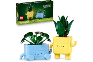 LEGO Botanicals Happy Plants Building Toys - Bedroom or Dorm Room Decor for Girls, Boys, & Adults, Desk or Shelf Display - Stocking Stuffers & Gift for Christmas - 10349