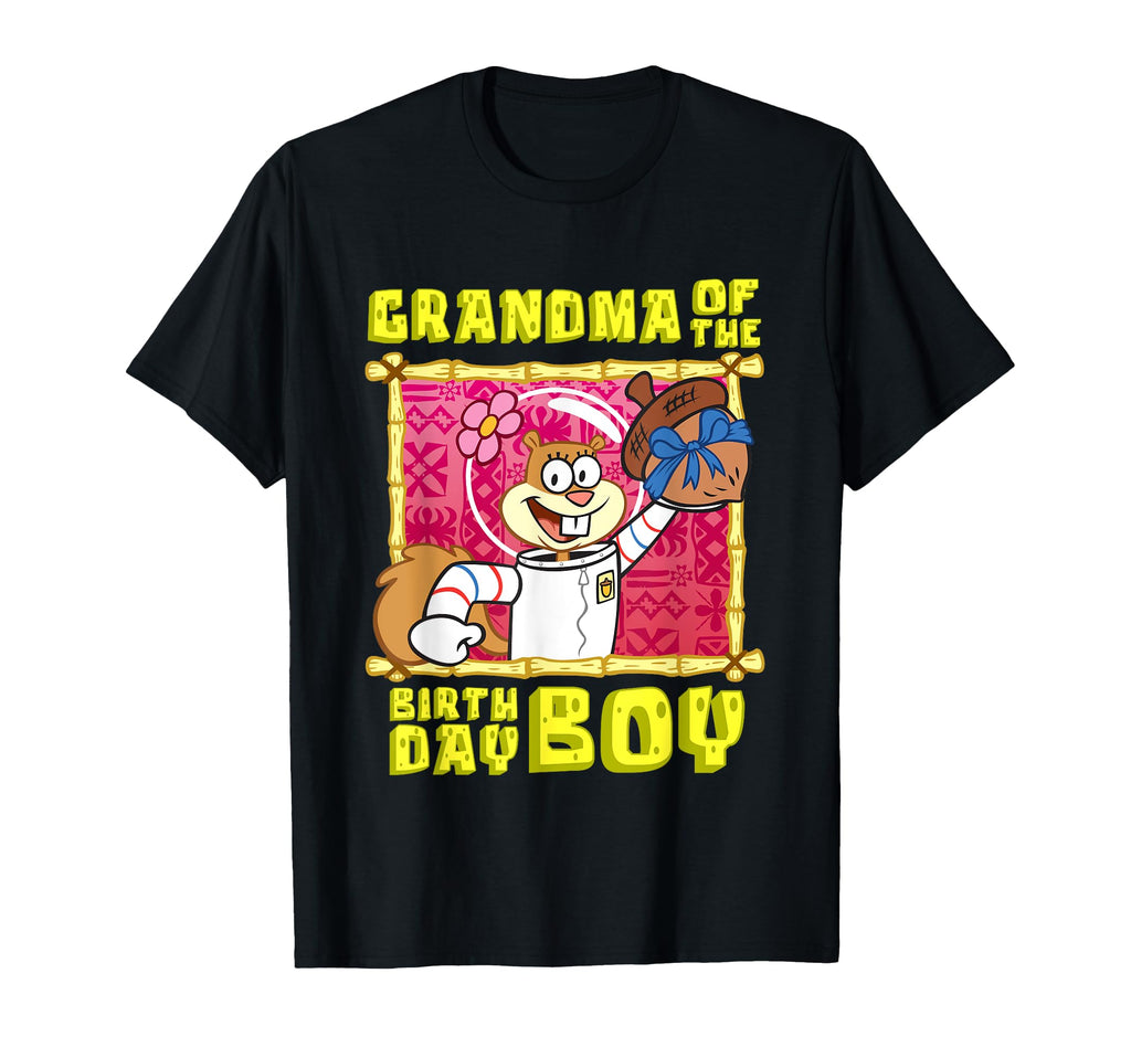 Mademark x SpongeBob SquarePants - SpongeBob Sandy Grandma of the Birthday Boy Grandmother Gift T-Shirt