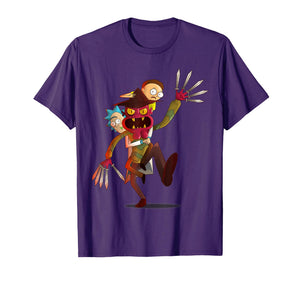 Mademark x Rick and Morty - Rick and Morty Shirt a Nightmare on Scary Street T-Shirt T-Shirt
