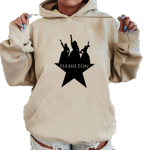 Hamilton Broadway Hoodie | American Musical Sweatshirt | Unisex Sweater for Men & Women | Hamilton Fan Gift | Theater Hoodie | Broadway Musical Pullover | Dad Sweat| Women Shirt