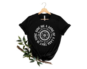 Sing Me a Song Shirt, Claire T-Shirt, Outlander Book Series, Jamie Fraser Tee, Fraser Ridge Clan, Outlander TV Series, Sassenach Tee Multicolor