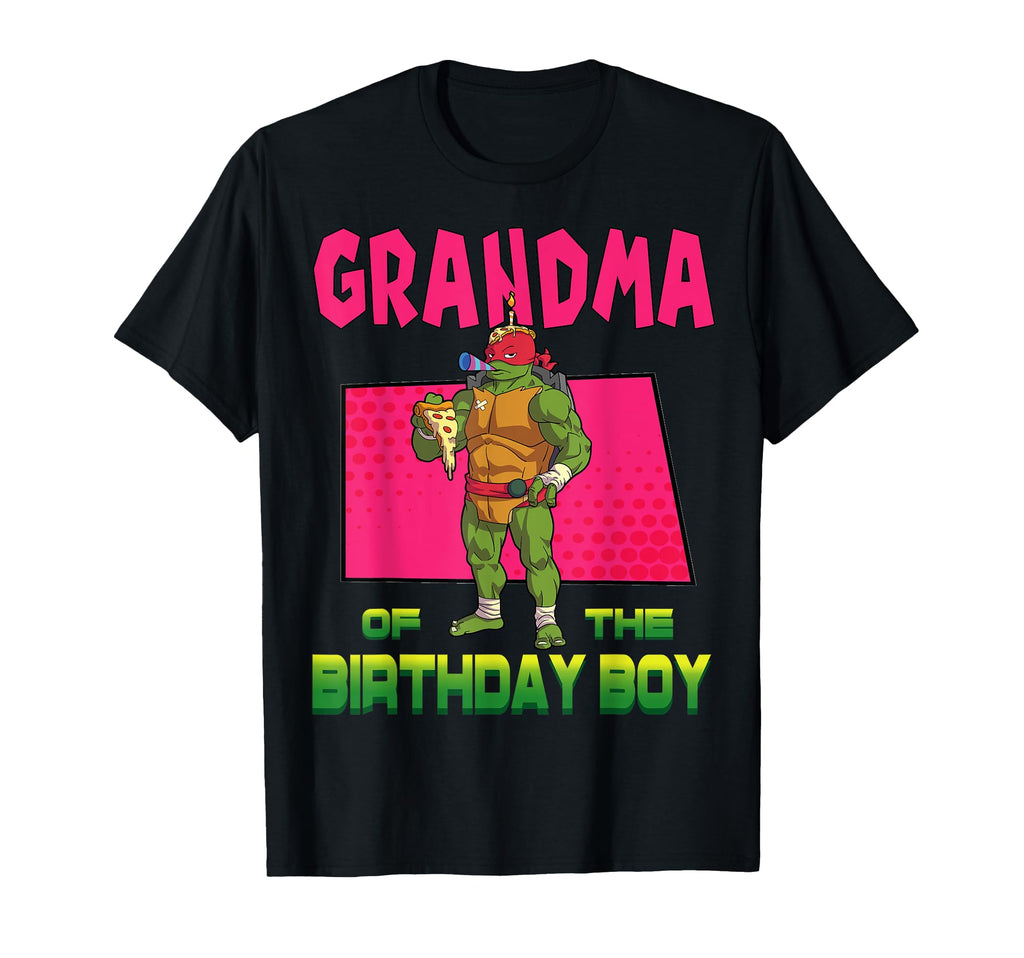 Mademark x Teenage Mutant Ninja Turtles - Raphael Grandma of the Birthday Boy Pizza Theme Party T-Shirt