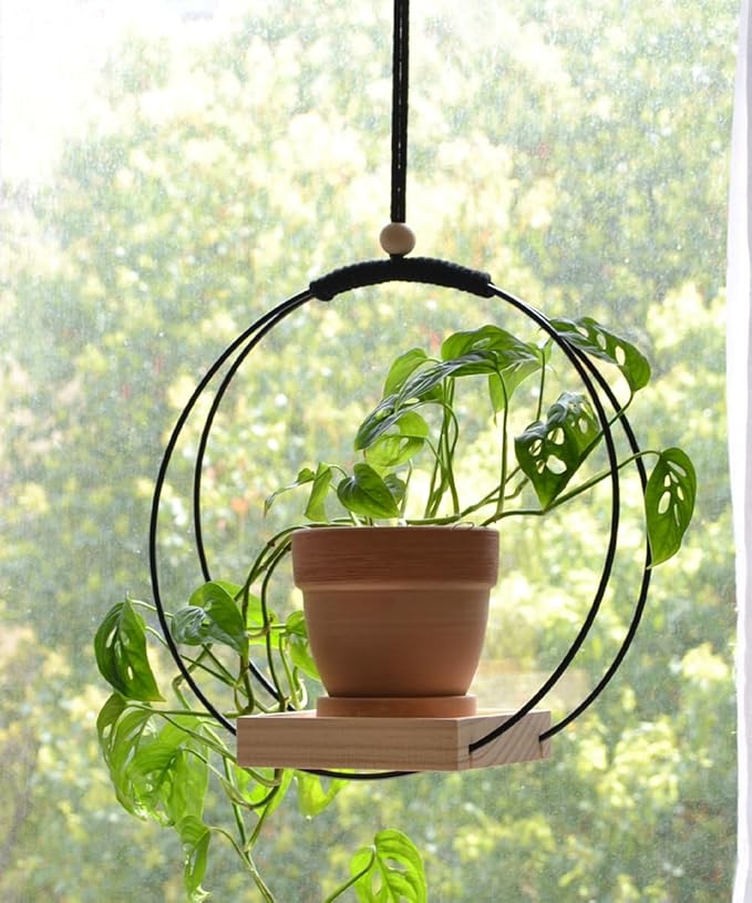 Better Homes & Gardens Black And Brown Iron Plant Hanger