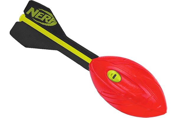 Nerf Vortex Aero Howler Foam Ball, Classic Long-Distance Football, Flight-Optimizing Tail, Whistling Sound, Indoor & Outdoor Fun, Christmas Stocking Stuffers for Kids