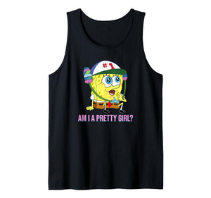Spongebob Squarepants - Am I a Pretty Girl? Tank Top