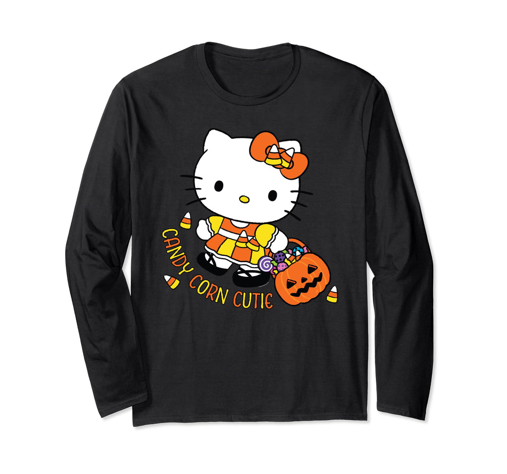 Hello Kitty Candy Corn Cutie Halloween Long Sleeve T-Shirt