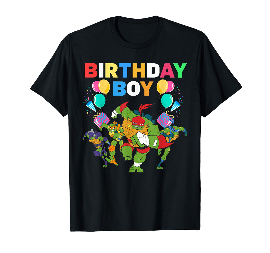 Mademark x Teenage Mutant Ninja Turtles - Teenage Mutant Ninja Turtles Birthday Boy Celebration Gift T-Shirt