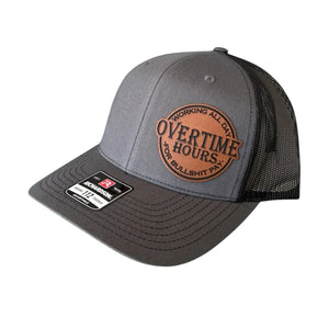 Oliver Anthony Overtime Hours for BS Pay Hat for Blue Collar Worker, Men, Women, Adjustable Snapback