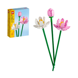 LEGO Lotus Flower - Building Toy for Kids, Girls & Boys, Ages 8+ - Artificial Lotus Flowers for Home Decor & Display - Creative Gift Idea for Her & Him - 40647