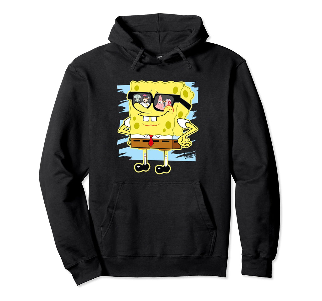 Mademark x SpongeBob SquarePants - SpongeBob - Reflection in Sunglasses Pullover Hoodie