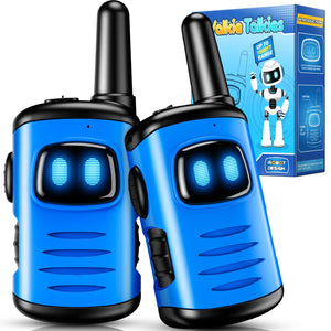 Kids Walkie Talkies Toys for Boys: comedyfun Mini Robots Walkies Talkies 2 Pack Christmas Birthday Gifts for 3 4 5 6 7 8 Year Old Boys Toys Age 4 5 6 7 8 Stocking Stuffers Camping Outdoor Games