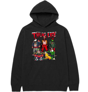ElixirStreet Viral Christmas Movie Thug Life Sweater, Men Hoodies, Ugly Multi Color