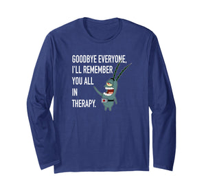 Mademark x SpongeBob SquarePants - Plankton - I'll Remember You All in Therapy Long Sleeve T-Shirt
