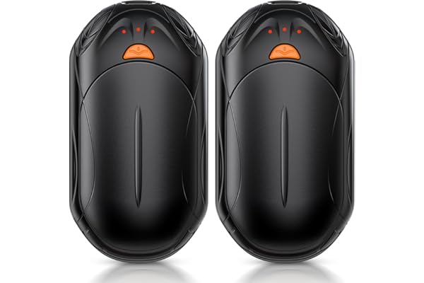 AI Hand Warmers Rechargeable 2 Pack, AI Smart Chips Electric Hand Warmers, 20Hrs Long Safe Heat, Portable Pocket Heater, Gifts for Christmas, Outdoor, Hunting, Golf, Camping Accessories