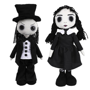 21" Gothic Haunted Doll Scary Living Dead Dolls Creepy Revenge Voodoo Doll Halloween Decoration Toy Gag Gifts