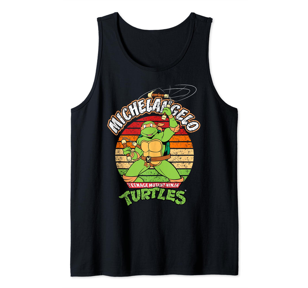 Mademark x Teenage Mutant Ninja Turtles - Teenage Mutant Ninja Turtles Michelangelo Ready For Action Tank Top