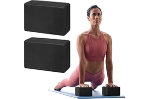 Gaiam Yoga Block - Supportive Latex-Free Eva Foam - Soft Non-Slip Surface with Beveled Edges for Yoga, Pilates, Meditation - Yoga Accessories for Stability, Balance, Deepen Stretches