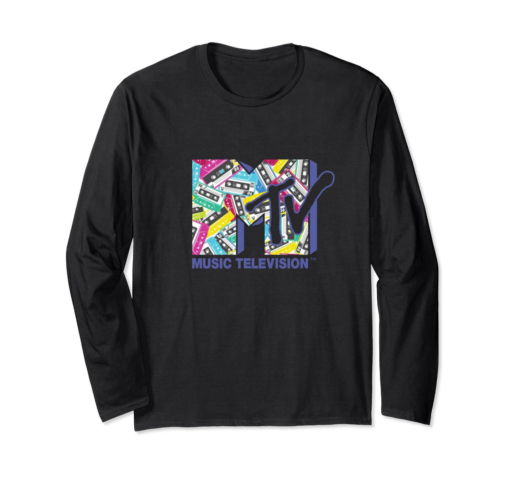 Mademark x MTV - The official MTV Logo with the classic 80s tapes Long Sleeve T-Shirt