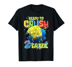 Spongebob Dabbing Ready to Crush 2nd Grade School Spongebob T-Shirt
