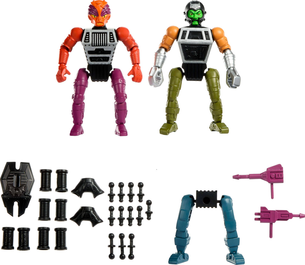 Masters of The Universe Origins Action Figure Deluxe Multi Bot, 5.8 Inch Evil Robot with Weapons, Detailed Design with 43 Modular Parts