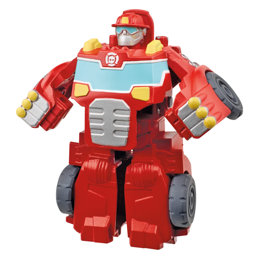 Transformers Playskool Heroes Rescue Bots Academy Team Heatwave The Fire-Bot, Kids Converting Robot Toy, 4.5-Inch Action Figure, Ages 3+