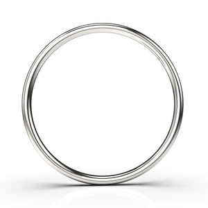 Thin Smooth Stacking 1mm Skinny Ring in Silver, Gold, or Rose Gold | Comfort Fit | Sizes 4-10 (9, 925 Sterling Silver)