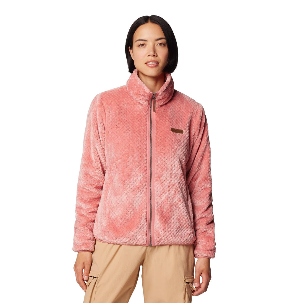 Columbia Women's Fire Side II Sherpa Full Zip, Pink Agave, XX-Large