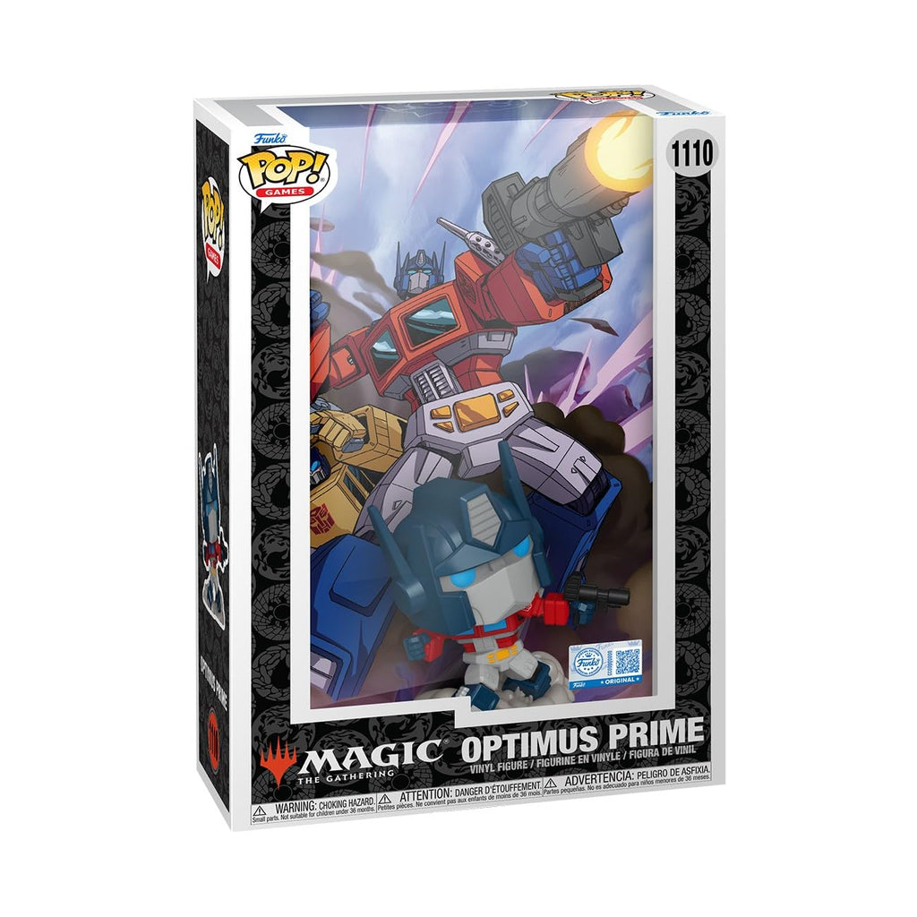 Funko Pop! Comic Cover: Transformers X Magic The Gathering - Optimus Prime - Collectable Vinyl Figure - Gift Idea - Official Merchandise - Toys for Kids & Adults - Cartoon Fans