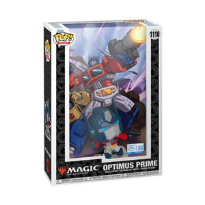 Funko Pop! Comic Cover: Transformers X Magic The Gathering - Optimus Prime - Collectable Vinyl Figure - Gift Idea - Official Merchandise - Toys for Kids & Adults - Cartoon Fans