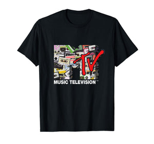 Logo 80s Vintage Cassette Tapes Remix T-Shirt