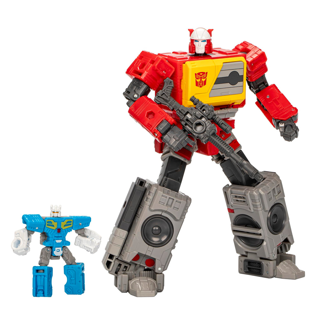 Transformers Studio Series Voyager The The Movie 86-25 Autobot Blaster & Eject, 6.5-inch Converting Action Figure, 8+