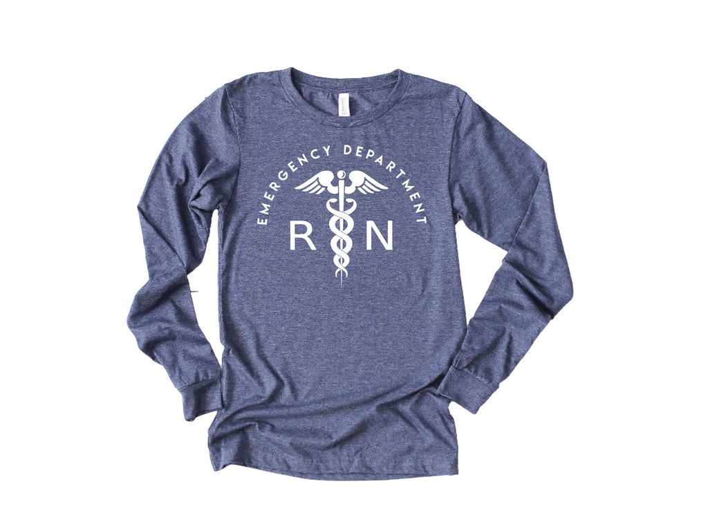 ER Nurse Long Sleeve Shirt for Emergency Department RNs