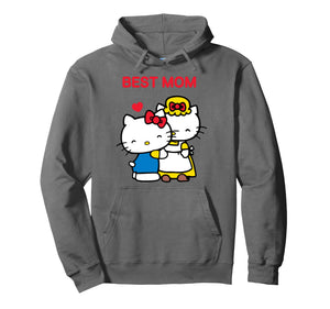 Hello Kitty Mother's Day Best Mom Hoodie Pullover Hoodie