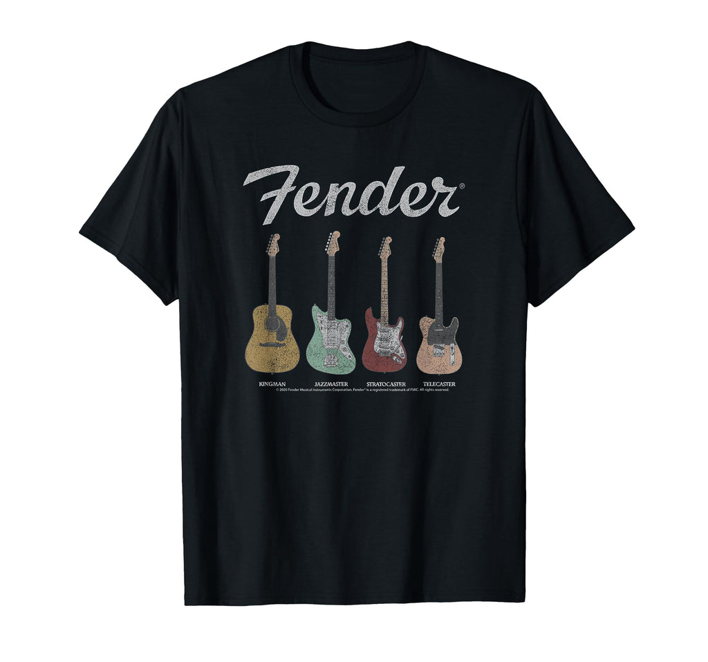 Fender Vintage Guitar Lineup T-Shirt Small