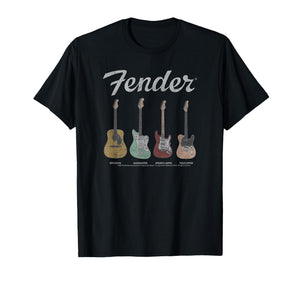 Fender Vintage Guitar Lineup T-Shirt Small