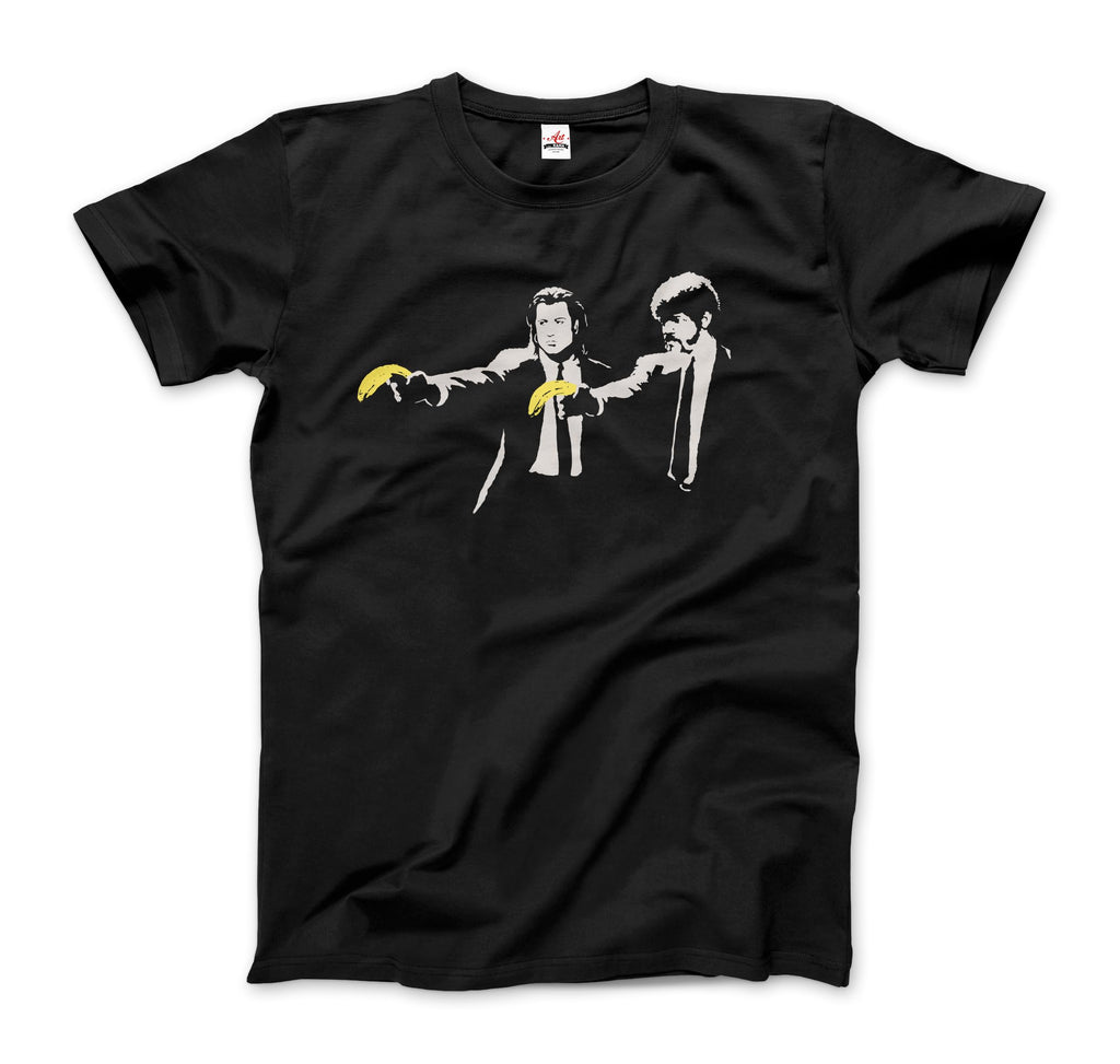 Banksy Banana Fiction Street Art T-Shirt (Adults, Kids, Short & Long Sleeve)