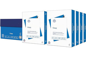 Hammermill copy paper boxes on a white background