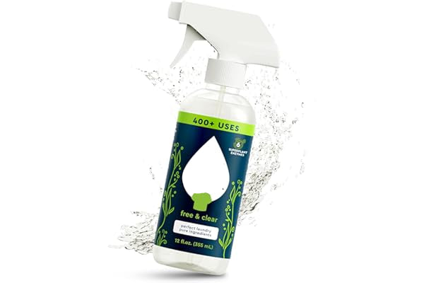 Spray bottle of Puracy Stain Remover on a white background